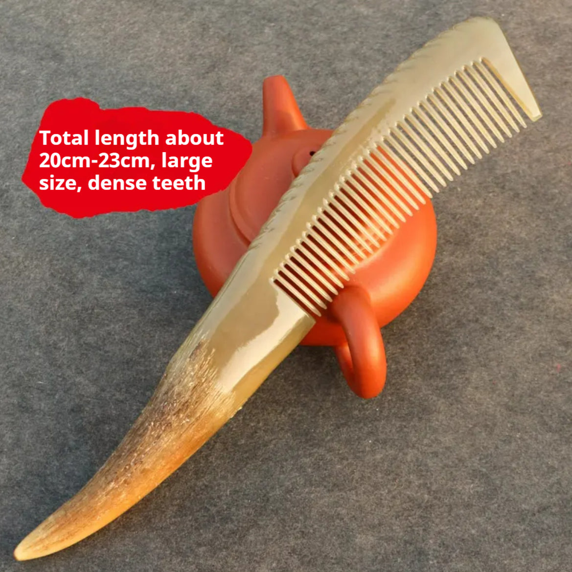 Classic horn comb (Free Letter Engraving)