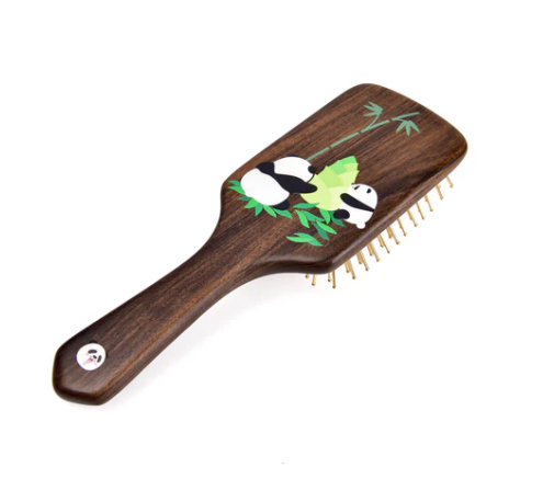 Panda Hair Brush (Free Letter Engraving)