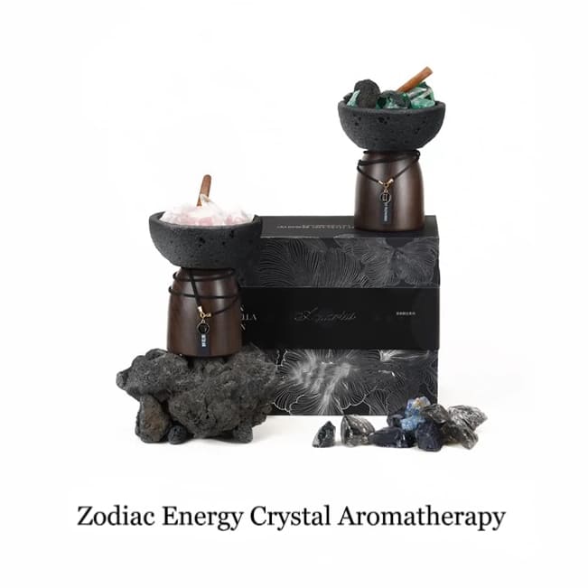 12 Zodiac Energy Diffuser Crystal Aromatherapy