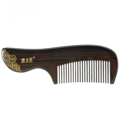 Ebony Marquebery Hair Comb (Free Letter Engraving)