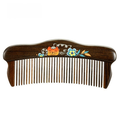 Adorable Cat Hair Comb (Free Letter Engraving)