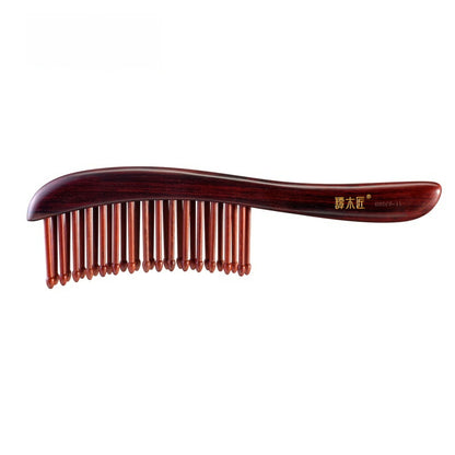 Rosewood Hair Brush teeth inserted (Free Letter Engraving)