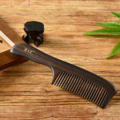 Ebony Hair Comb Breeze&Bamboo (Free Letter Engraving)