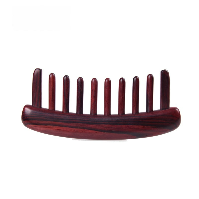 Wide-tooth ROSEWOOD Comb (Free Letter Engraving)