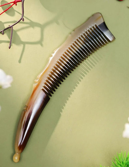 Natural horn comb (Free Letter Engraving)