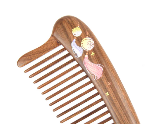 Bell Wide Tooth Comb (Free Letter Engraving)