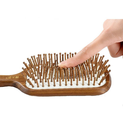 Carp jumping Paddle hair brush (Free Letter Engraving)