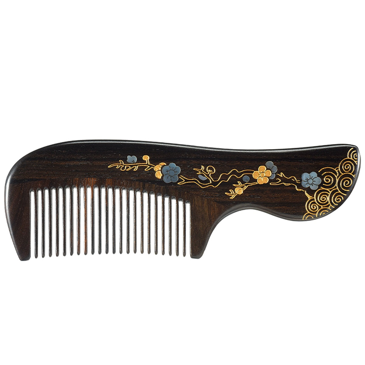 Ebony Marquebery Hair Comb (Free Letter Engraving)